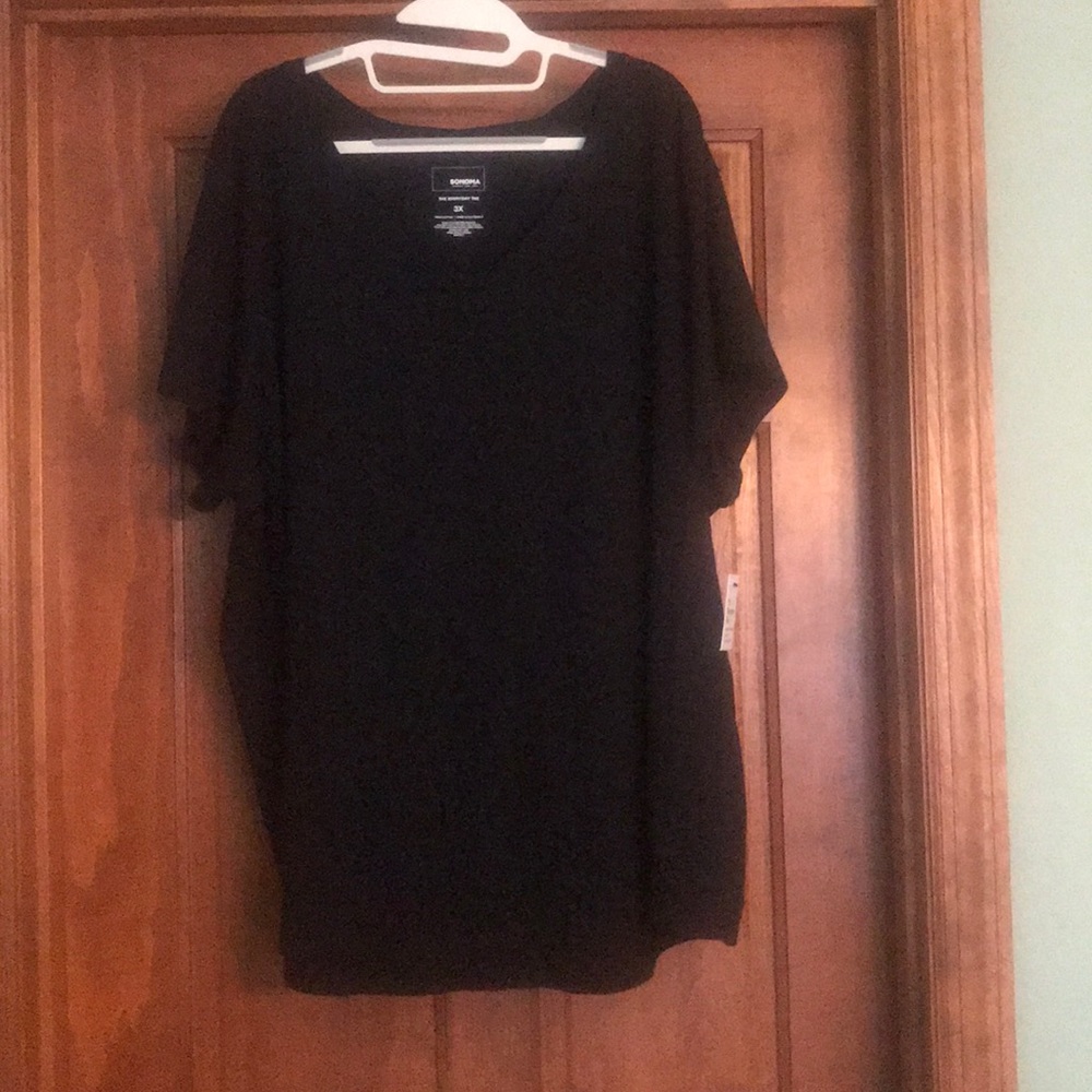 BNWT BLACK Sonoma Cotton T shirt